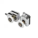 Set role inferioare Kerra CHZ2 pentru cabină de duș, 25 mm, crom, 2 bucăți