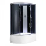 Cabină de duș Leziter Cora 120x80 cm cu tavă adâncă și instalare pe dreapta