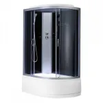 Cabină de duș Leziter Cora 120x80 cu tavă adâncă, montaj stânga