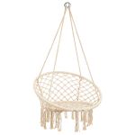 Leziter scaun hamac suspendat Cardenas bej, 80x60x120 cm, 180 kg