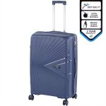 Valiză mare Leziter TravelLux Endure hardtop 50x78x30 cm, albastru închis