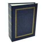 Album foto clasic tip carte 13x18, pentru 100 fotografii, albastru