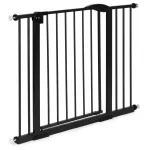 Poartă de siguranță Homelux 74-105 cm pentru scări și uși, metal negru