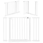 Poartă de siguranță Homelux pentru scări și uși, 74–105 cm, oțel alb