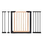 Poartă de siguranță Homelux 74–130 cm pentru scări și uși, metal și lemn