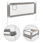 Balustradă pat Leziter anti-cădere 150 cm, pliabilă cu plasă respirabilă