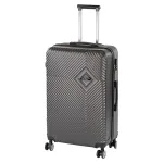 Valiză mare Leziter TravelLux Pro hardtop 50x78x30 cm, gri închis