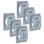 Inele ancorare pentru remorcă 6 buc, oțel galvanizat, 2000 kg GartenMobel Dekor