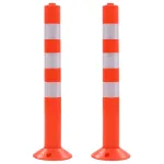 Baliză control trafic, 2 buc., plastic, 75 cm GartenMobel Dekor