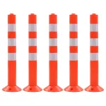 Baliză control trafic, 5 buc., plastic, 75 cm GartenMobel Dekor