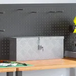 Cutie din aluminiu, 48,5 x 14 x 20 cm, argintiu GartenMobel Dekor