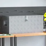 Cutie din aluminiu, 80 x 30 x 35 cm, argintiu GartenMobel Dekor