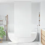 Roletă perdea de duș 100x240 cm Alb GartenMobel Dekor