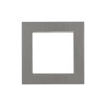 Cadru simplu Leziter Nova, gri, 83 x 83 mm, pentru 1 modul