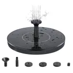 Fântână solară Leziter 16 cm pentru iaz și grădină, fără cabluri