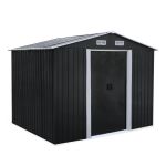 Casă depozitare unelte grădină Leziter Alaska 6x8 din oțel, 5,3 m²