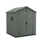 Căsuță de grădină Curver Darwin 6x6 din plastic EVOTECH, verde