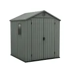 Căsuță de grădină Curver Darwin 6x6 din plastic EVOTECH, verde