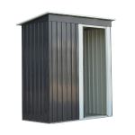 Căsuță metalică pentru depozitare unelte grădină Leziter Montana 151x77x184,5 cm