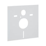 Leziter garnitură izolare fonică pentru WC și bideu, 10 mm, 418x398 mm