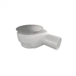 Sifon pentru tavă de duș Kerra Speed 90, 90 mm, alb cu capac cromat