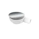 Sifon de duș Kerra Speed 90 mm, profil redus, cu capac cromat