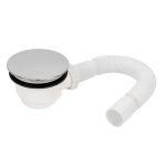 Sifon pentru tavă de duș Leziter D-01, diametru 90 mm, cu furtun flexibil