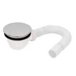 Sifon pentru tavă de duș Leziter D-01, diametru 90 mm, cu furtun flexibil