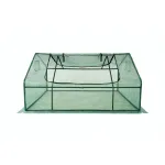 Seră pentru răsaduri Leziter 180x140x94 cm, verde, cu folie și cadru stabil