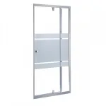 Ușă de duș reglabilă Leziter Flexi-S 76-91x185 cm, sticlă 6 mm