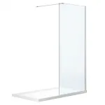 Cabină de duș walk-in Leziter Walker WI01-10, 100x195 cm, sticlă securizată 8 mm