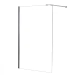 Perete de duș walk-in Leziter River 100x190 cm, sticlă securizată 6 mm