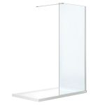 Cabină de duș walk-in Leziter Walker WI01 90x195 cm, sticlă securizată 8 mm