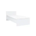 Pat single Leziter Miami 90x200 cm alb, design modern minimalist