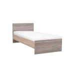Pat single Leziter Miami 90x200 cm, stejar York si stejar Sonoma