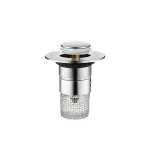 Dop de scurgere Leziter 60 mm cu filtru din oțel inoxidabil, anti-miros