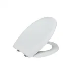 Capac WC universal Kerra Julia din duroplast, alb, cu închidere soft-close