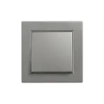 Comutator cap-scară Leziter Nova 10A 250V tip 106, cu cadru gri