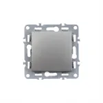 Comutator cap-scară Leziter Nova 106, 10A 250V, gri, montaj încastrat