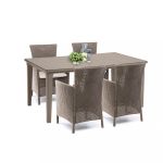 Curver Set mobilier de grădină Futurowa 4+1 cappuccino