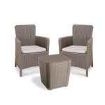 Curver Set de mobilier de grădină Trenton Balcon cappuccino