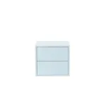 Dulap de perete Leziter Boxie cu 2 sertare, 40x40x37 cm, albastru modern