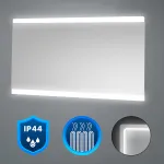Oglindă baie LED Leziter LIV 100, 100x60 cm, touch, IP44, lumină rece