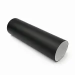 Folie auto negru mat texturat pentru stalp Logan, autocolanta 1.5 m x 1 m