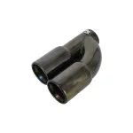 Ornament toba negru universal 60 mm (intrare 6 cm), inox vopsit, SQ01