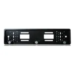 Suport număr auto cu 3 senzori de parcare integrați, 12V, cu avertizare sonoră