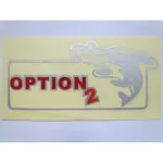 Abțibild autoadeziv OPTION 2 DZ-60W, gri, pentru decor și identificare