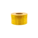 Bandă reflectorizantă tip fagure galbenă 10 cm x 25 m, autoadezivă (CH-010Y)