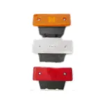 Lampă laterală albă 24V cu 4 LED SMD 3528 pentru camion/remorcă