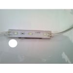 Modul LED 3x SMD 2835 24V, lumina alba rece, rezistent la apa, cu adeziv